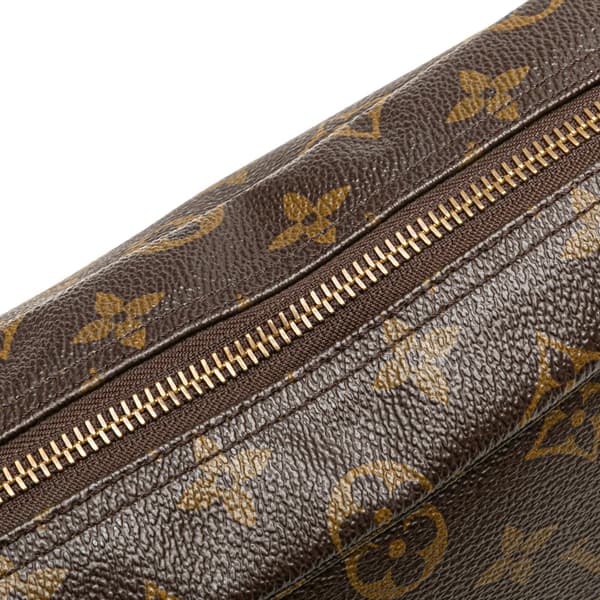 Pre-owned Louis Vuitton Monogram Trousse Toilette 28 Brown