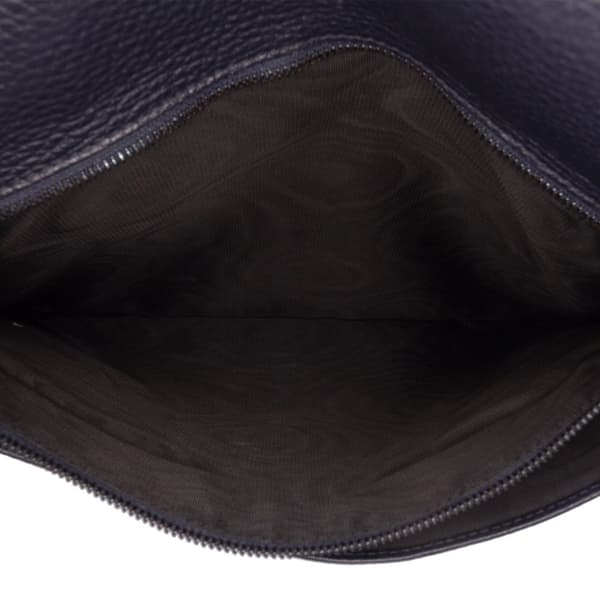 Pre-owned Dolce & Gabbana Leather Envelope Clutch Blue