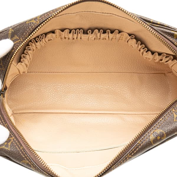 Pre-owned Louis Vuitton Monogram Trousse Toilette 28 Brown