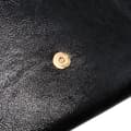 Miniatyrbild 8 av 10: Pre-owned Yves Saint Laurent Large Textured Patent Monogram Belle De Jour Clutch Black
