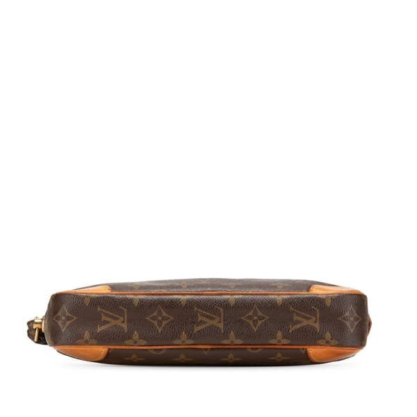 Pre-owned Louis Vuitton Monogram Marly Dragonne GM Brown