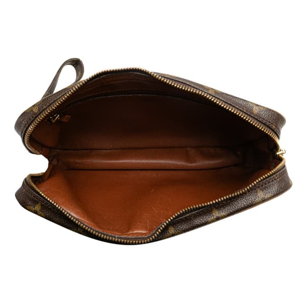 Pre-owned Louis Vuitton Monogram Marly Dragonne GM Brown