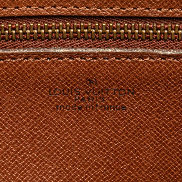 Pre-owned Louis Vuitton Monogram Marly Dragonne GM Brown
