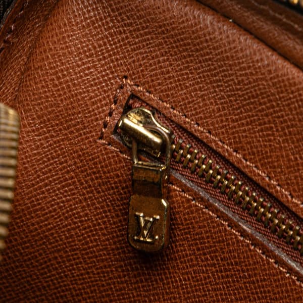 Pre-owned Louis Vuitton Monogram Marly Dragonne GM Brown