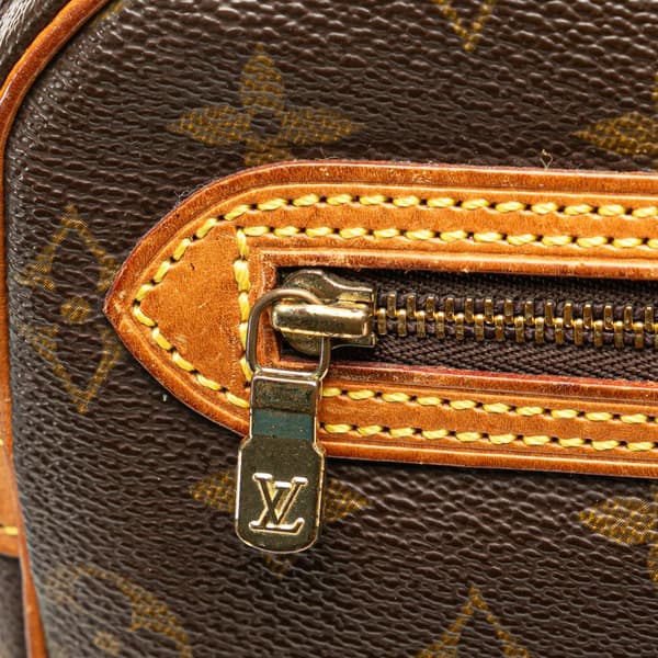 Pre-owned Louis Vuitton Monogram Marly Dragonne GM Brown