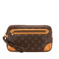 Miniatyrbilde 1 av 10: Pre-owned Louis Vuitton Monogram Marly Dragonne GM Brown