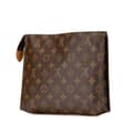 Miniatyrbild 2 av 10: Pre-owned Louis Vuitton Monogram Toiletry Pouch 26 Brown