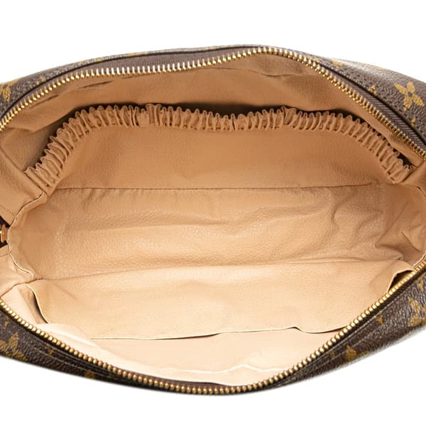 Pre-owned Louis Vuitton Monogram Trousse Toilette 28 Brown