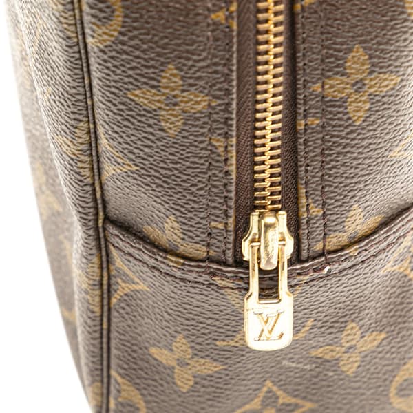 Pre-owned Louis Vuitton Monogram Trousse Toilette 28 Brown
