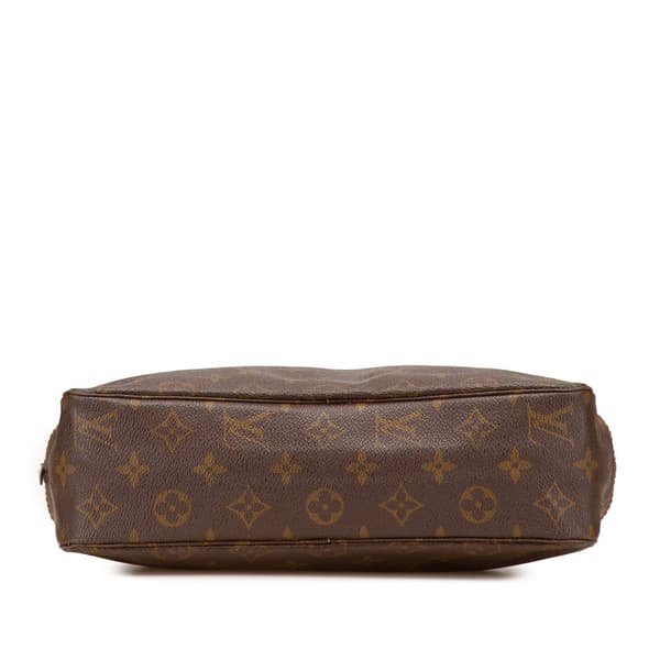 Pre-owned Louis Vuitton Monogram Trousse Toilette 28 Brown