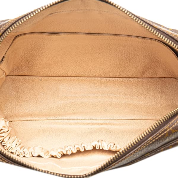 Pre-owned Louis Vuitton Monogram Trousse Toilette 28 Brown