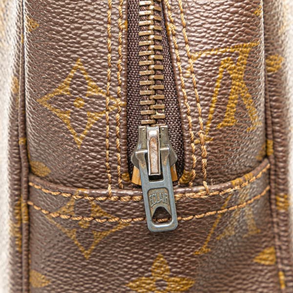 Pre-owned Louis Vuitton Monogram Trousse Toilette 28 Brown