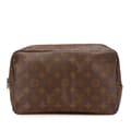 Miniatyrbilde 1 av 10: Pre-owned Louis Vuitton Monogram Trousse Toilette 28 Brown