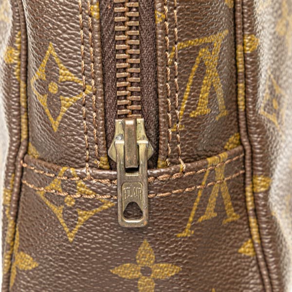 Pre-owned Louis Vuitton Monogram Trousse Toilette 28 Brown
