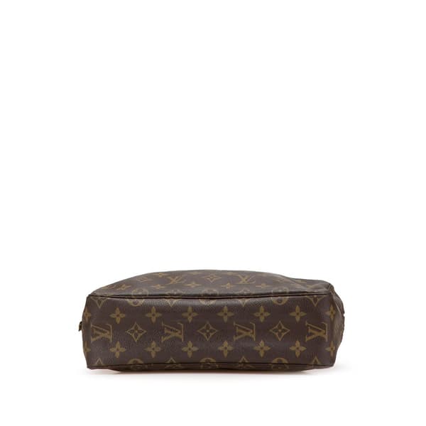 Pre-owned Louis Vuitton Monogram Trousse Toilette 28 Brown
