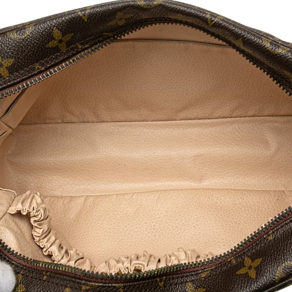 Pre-owned Louis Vuitton Monogram Trousse Toilette 28 Brown