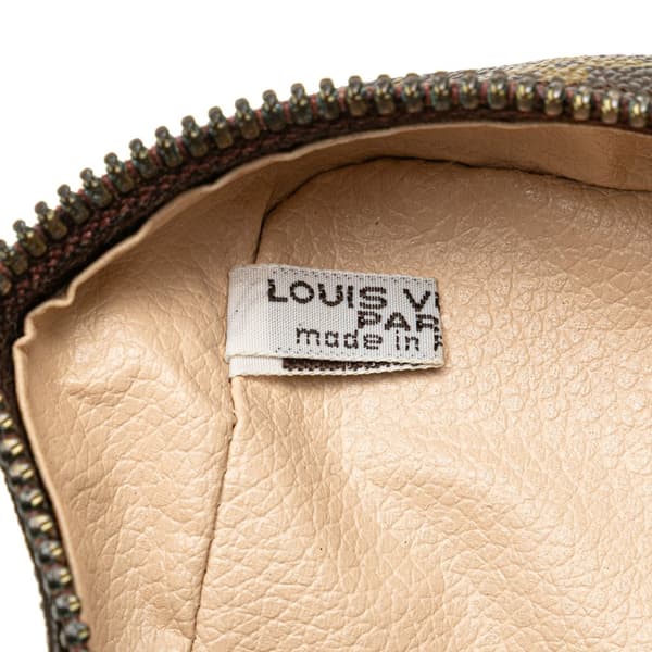 Pre-owned Louis Vuitton Monogram Trousse Toilette 28 Brown