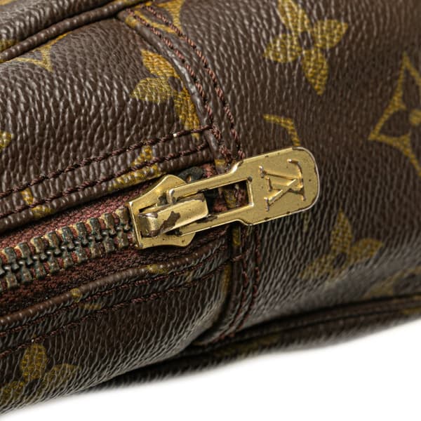 Pre-owned Louis Vuitton Monogram Trousse Toilette 28 Brown