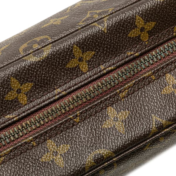 Pre-owned Louis Vuitton Monogram Trousse Toilette 28 Brown