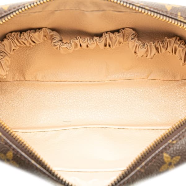 Pre-owned Louis Vuitton Monogram Trousse Toilette 23 Brown