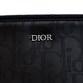 Miniatyrbilde 4 av 10: Pre-owned Dior Perforated Oblique Calfskin Galaxy Pouch Black