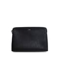 Miniatyrbilde 1 av 10: Pre-owned Dior Perforated Oblique Calfskin Galaxy Pouch Black