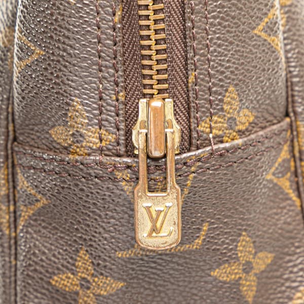 Pre-owned Louis Vuitton Monogram Trousse Toilette 28 Brown