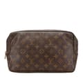 Miniatyrbild 1 av 10: Pre-owned Louis Vuitton Monogram Trousse Toilette 28 Brown