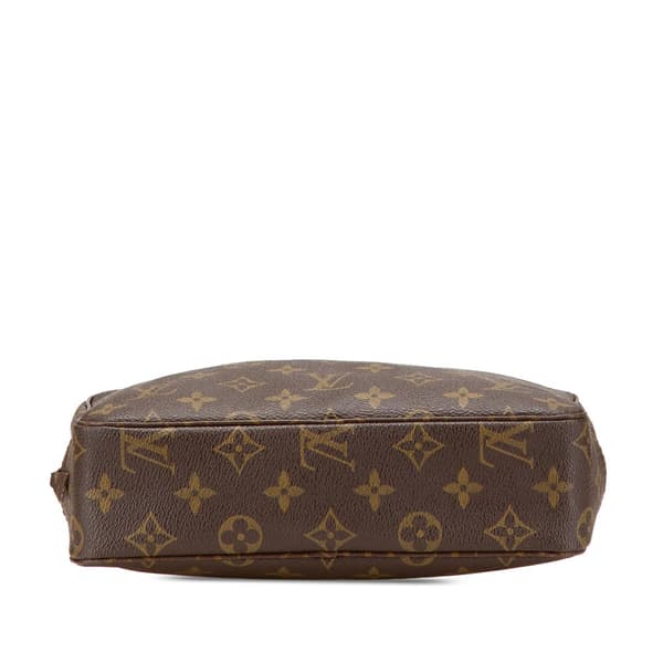 Pre-owned Louis Vuitton Monogram Trousse Toilette 23 Brown