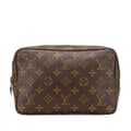 Miniatyrbild 1 av 10: Pre-owned Louis Vuitton Monogram Trousse Toilette 23 Brown
