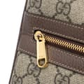 Miniatyrbillede 7 af 10: Pre-owned Gucci Large GG Supreme Ophidia Web Clutch Brown
