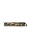 Miniatyrbild 3 av 9: Pre-owned Valentino Canvas and Nappa Camouflage Rockstud Wristlet Clutch Brown