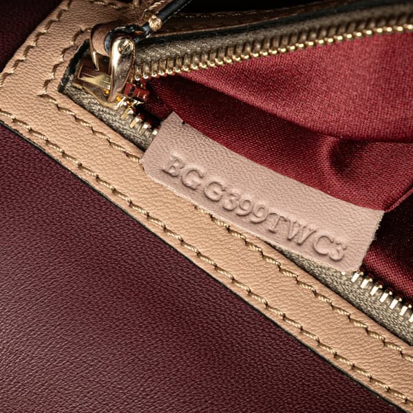Pre-owned Valentino Canvas and Nappa Camouflage Rockstud Wristlet Clutch Brown