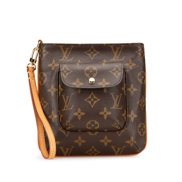 Pre-owned Louis Vuitton Monogram Partition Brown