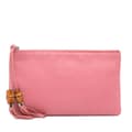 Pikkukuva 1 / 10: Pre-owned Gucci Calfskin Bamboo Clutch Pink