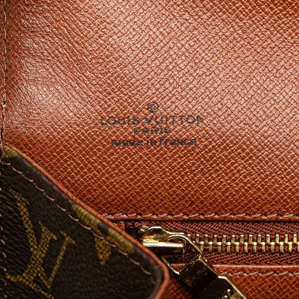 Pre-owned Louis Vuitton Monogram Pochette Dame PM Brown