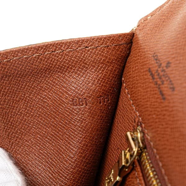 Pre-owned Louis Vuitton Monogram Pochette Dame PM Brown