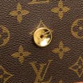 Miniatyrbild 9 av 10: Pre-owned Louis Vuitton Monogram Pochette Dame PM Brown
