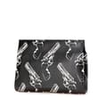 Pikkukuva 2 / 10: Pre-owned Saint Laurent Leather Gun Pop Print Clutch Black