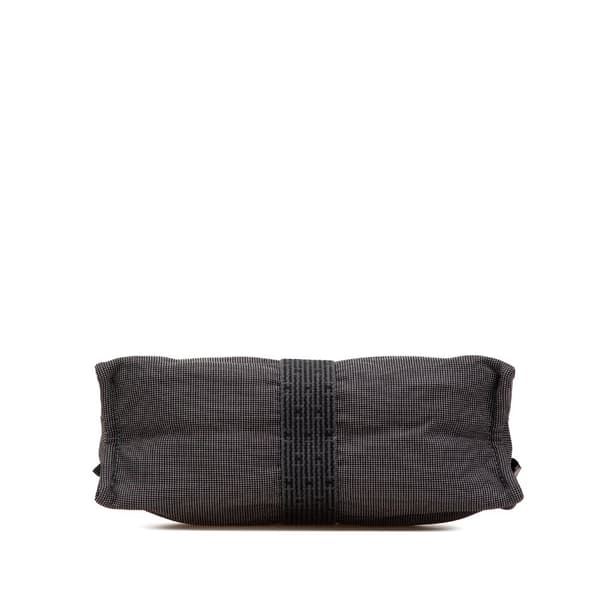 Pre-owned Hermès Canvas Herline Clutch Gray
