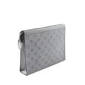 Miniatyrbild 2 av 6: Pre-owned Louis Vuitton Monogram Taigarama Pochette Voyage MM Gray