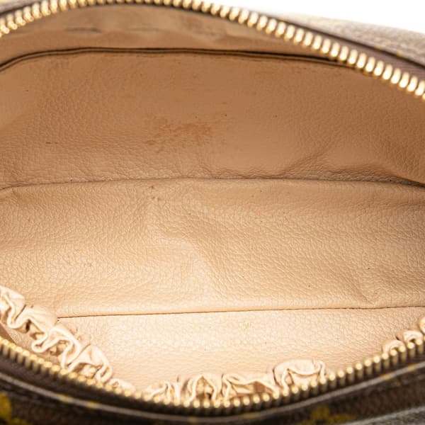 Pre-owned Louis Vuitton Monogram Trousse Toilette 23 Brown
