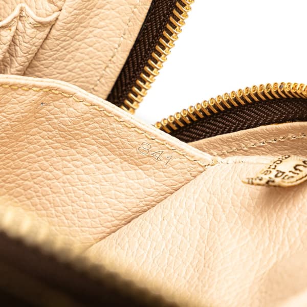 Pre-owned Louis Vuitton Monogram Trousse Toilette 23 Brown