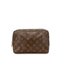 Pikkukuva 1 / 10: Pre-owned Louis Vuitton Monogram Trousse Toilette 23 Brown
