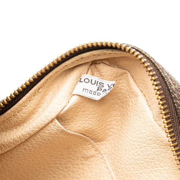 Pre-owned Louis Vuitton Monogram Trousse Toilette 23 Brown