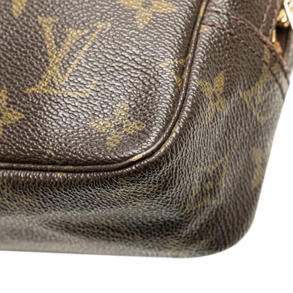 Pre-owned Louis Vuitton Monogram Trousse Toilette 23 Brown