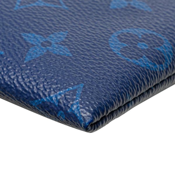 Pre-owned Louis Vuitton Monogram Pacific Outdoor Apollo Pochette Blue