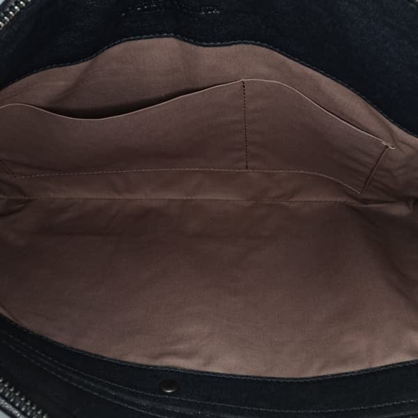 Pre-owned Bottega Veneta Tricolor Nappa Intrecciato Clutch Black