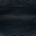 Miniatyrbilde 4 av 10: Pre-owned Saint Laurent Leather Chevron Monogram Document Holder Black