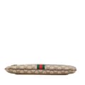 Pikkukuva 3 / 10: Pre-owned Gucci Large GG Supreme Ophidia Web Clutch Brown